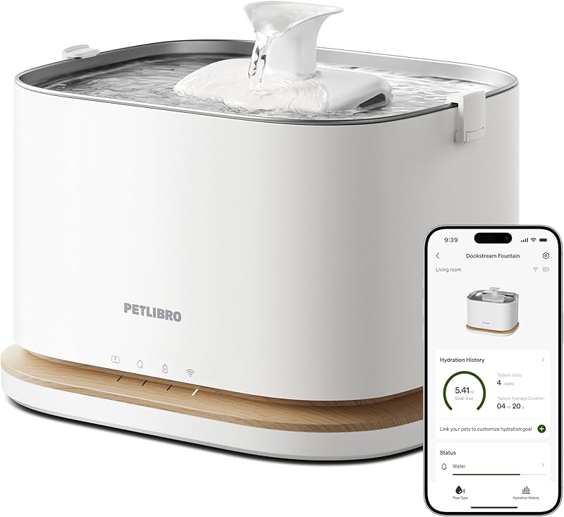 PETLIBRO fuente de agua para gatos acero inoxidable