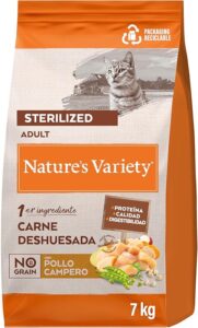 Nature's Variety Selected pienso para gatos esterilizados sin cereales
