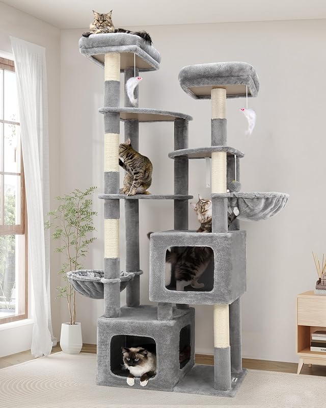 Árbol rascador para gatos grandes Maine Coon XXL